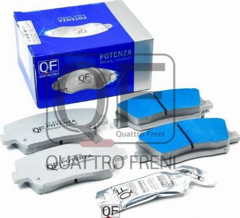 Quattro Freni QF87502P - Комплект спирачно феродо, дискови спирачки vvparts.bg