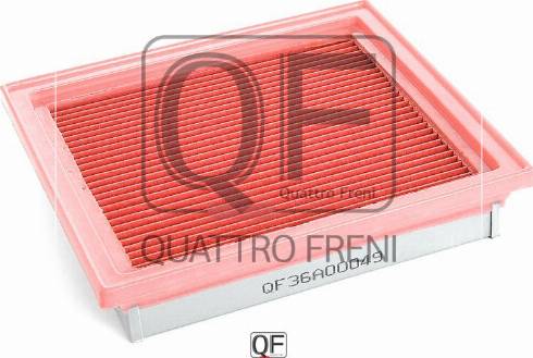 Quattro Freni QF36A00049 - Въздушен филтър vvparts.bg