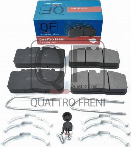 Quattro Freni QF71250 - Комплект спирачно феродо, дискови спирачки vvparts.bg