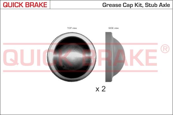 QUICK BRAKE 9829K - Капачка, лагер на колелото vvparts.bg