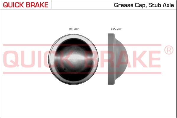 QUICK BRAKE 9829 - Затваряща / защитна капачка vvparts.bg