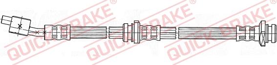 QUICK BRAKE 59.909 - Спирачен маркуч vvparts.bg