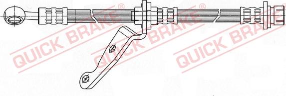 QUICK BRAKE 59.901 - Спирачен маркуч vvparts.bg