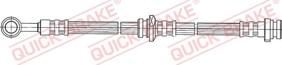 QUICK BRAKE 59.907 - Спирачен маркуч vvparts.bg