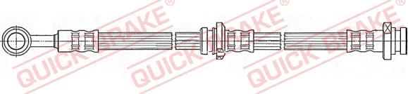 QUICK BRAKE 59.911 - Спирачен маркуч vvparts.bg