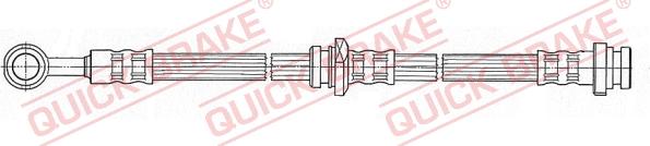 QUICK BRAKE 59.912 - Спирачен маркуч vvparts.bg