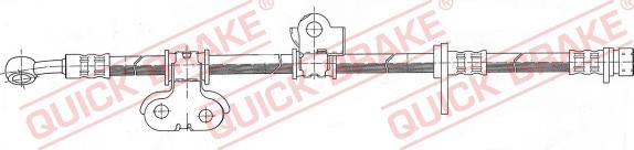 QUICK BRAKE 59.980 - Спирачен маркуч vvparts.bg