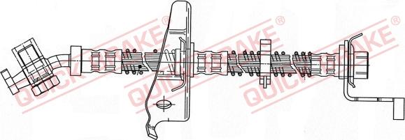 QUICK BRAKE 59.929X - Спирачен маркуч vvparts.bg