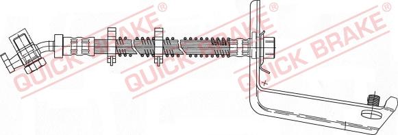 QUICK BRAKE 59.927X - Спирачен маркуч vvparts.bg