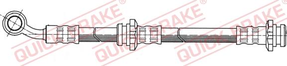 QUICK BRAKE 50.940 - Спирачен маркуч vvparts.bg