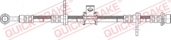 QUICK BRAKE 50.968 - Спирачен маркуч vvparts.bg