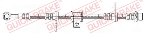 QUICK BRAKE 50.967 - Спирачен маркуч vvparts.bg