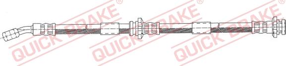 QUICK BRAKE 50.980 - Спирачен маркуч vvparts.bg