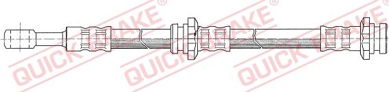 QUICK BRAKE 50.987 - Спирачен маркуч vvparts.bg