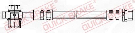 QUICK BRAKE 50.041X - Спирачен маркуч vvparts.bg