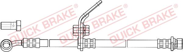 QUICK BRAKE 50.845X - Спирачен маркуч vvparts.bg