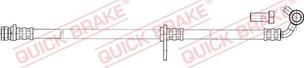 QUICK BRAKE 50.843X - Спирачен маркуч vvparts.bg