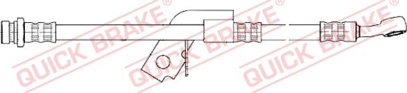 QUICK BRAKE 50.867 - Спирачен маркуч vvparts.bg