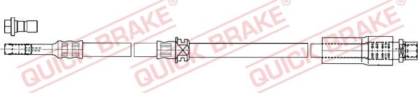 QUICK BRAKE 50.835X - Спирачен маркуч vvparts.bg