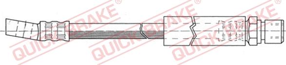 QUICK BRAKE 50.305 - Спирачен маркуч vvparts.bg