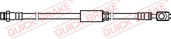 QUICK BRAKE 50.753X - Спирачен маркуч vvparts.bg