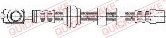 QUICK BRAKE 58.954 - Спирачен маркуч vvparts.bg