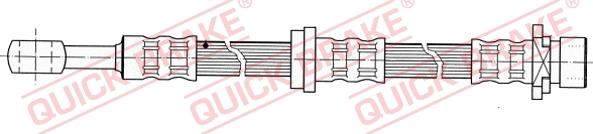 QUICK BRAKE 58.952 - Спирачен маркуч vvparts.bg