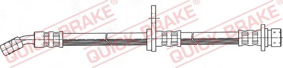 QUICK BRAKE 58.908 - Спирачен маркуч vvparts.bg