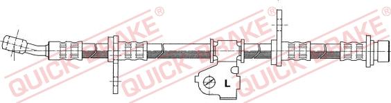 QUICK BRAKE 58.925 - Спирачен маркуч vvparts.bg