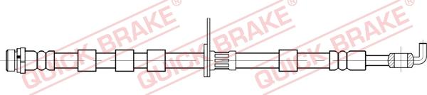 QUICK BRAKE 58.895 - Спирачен маркуч vvparts.bg