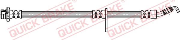 QUICK BRAKE 58.813 - Спирачен маркуч vvparts.bg