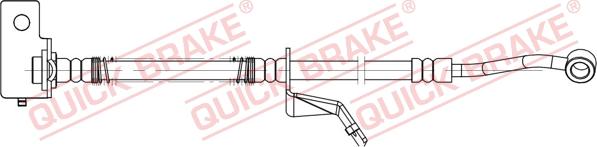 QUICK BRAKE 58.877X - Спирачен маркуч vvparts.bg