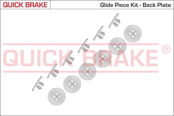 QUICK BRAKE 6858K - Комплект принадлежности, спирани челюсти vvparts.bg