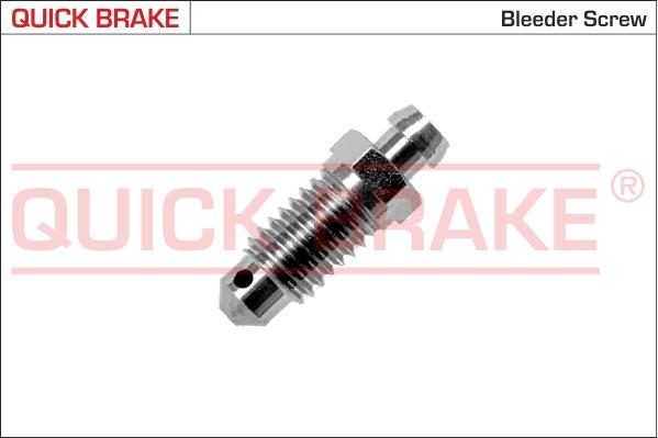 QUICK BRAKE 0100 - Винт на клапан за обезвъздушаване, vvparts.bg