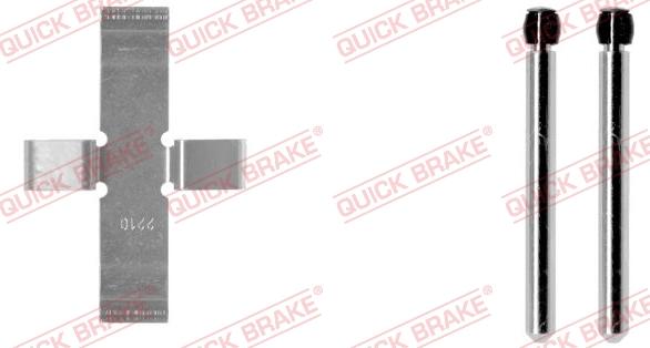 QUICK BRAKE 109-0902-1 - Комплект принадлежности, дискови накладки vvparts.bg
