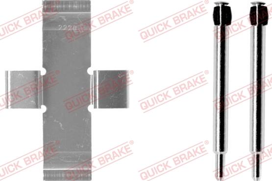 QUICK BRAKE 109-0913-1 - Комплект принадлежности, дискови накладки vvparts.bg