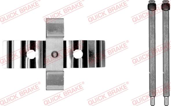 QUICK BRAKE 109-0054-1 - Комплект принадлежности, дискови накладки vvparts.bg