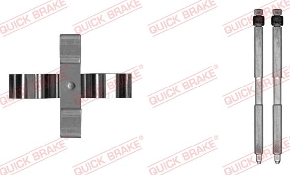QUICK BRAKE 109-0055-1 - Комплект принадлежности, дискови накладки vvparts.bg