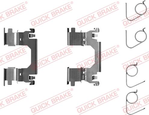 QUICK BRAKE 109-0053R-1 - Комплект принадлежности, дискови накладки vvparts.bg