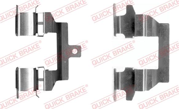 QUICK BRAKE 109-0026R-1 - Комплект принадлежности, дискови накладки vvparts.bg