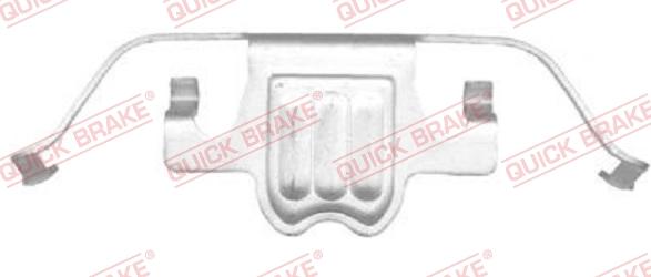 QUICK BRAKE 109-1695-1 - Комплект принадлежности, дискови накладки vvparts.bg