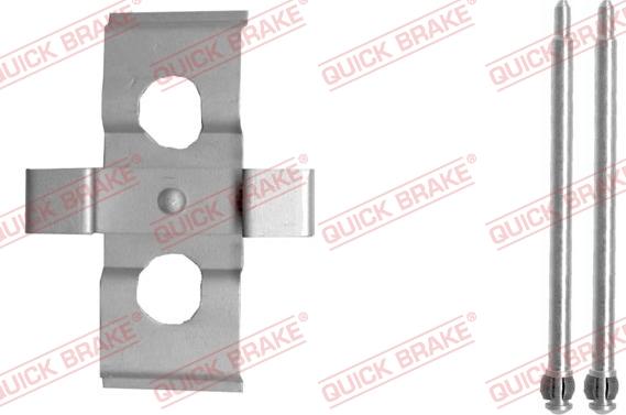 QUICK BRAKE 109-1635-1 - Комплект принадлежности, дискови накладки vvparts.bg