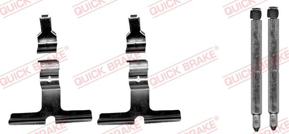 QUICK BRAKE 1091676 - Комплект принадлежности, дискови накладки vvparts.bg