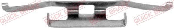 QUICK BRAKE 109-1098-1 - Комплект принадлежности, дискови накладки vvparts.bg
