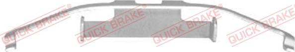 QUICK BRAKE 109-1097-1 - Комплект принадлежности, дискови накладки vvparts.bg