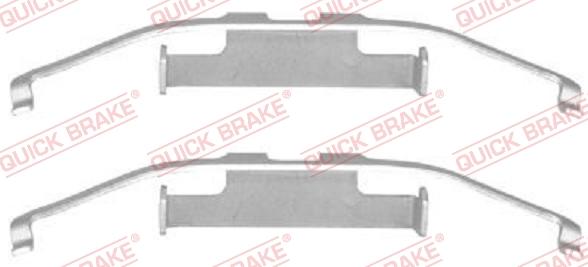 QUICK BRAKE 1091097 - Комплект принадлежности, дискови накладки vvparts.bg