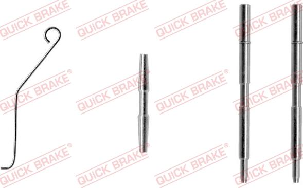 QUICK BRAKE 109-1044-1 - Комплект принадлежности, дискови накладки vvparts.bg