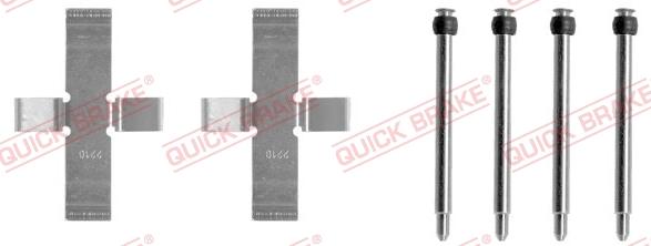 QUICK BRAKE 1091040 - Комплект принадлежности, дискови накладки vvparts.bg