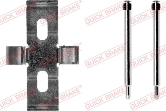 QUICK BRAKE 109-1009-1 - Комплект принадлежности, дискови накладки vvparts.bg