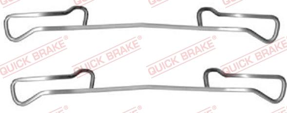 QUICK BRAKE 1091150 - Комплект принадлежности, дискови накладки vvparts.bg